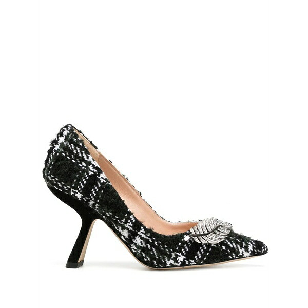聖ニコラス カークウッド レディース パンプス シューズ Monstera pumps Black