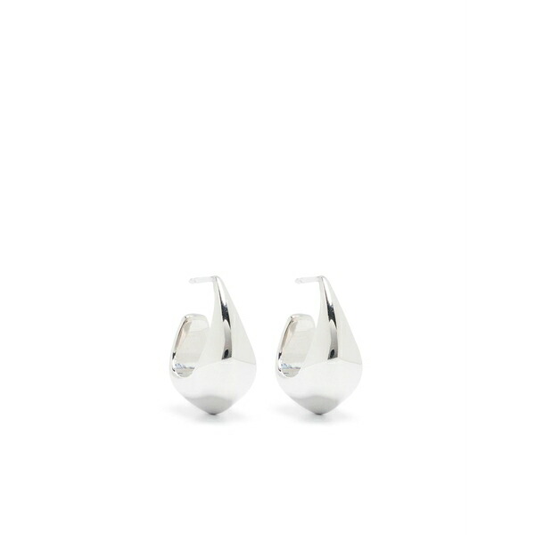 ルメール レディース ピアス&イヤリング アクセサリー Curved mini drop earrings Silver|asty