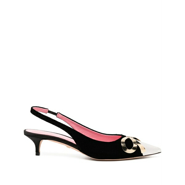ジャンバティスタ ヴァリ レディース パンプス シューズ 40粍 bow-embellished pumps Black