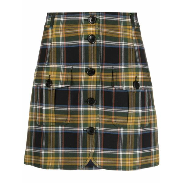 ケンゾー レディース スカート ボトムス Plaid-check a-line miniskirt Green｜asty