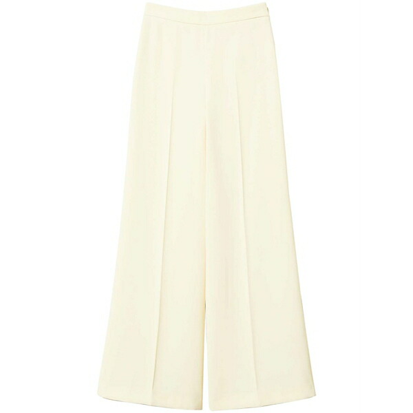 ツイン仕掛ける レディース 心地好いズボン下 ボトムス Crepe palazzo trousers Yellow