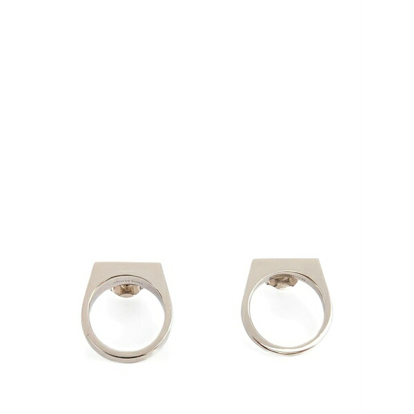 マルタンマルジェラ レディース ピアス&イヤリング アクセサリー Chevalier ring earrings Silver|asty