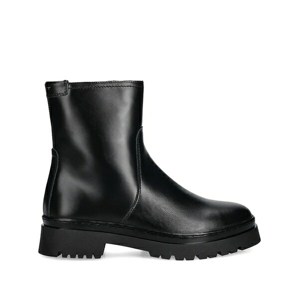 ガント レディース ブーツ シューズ Zip lug-sole boots Black