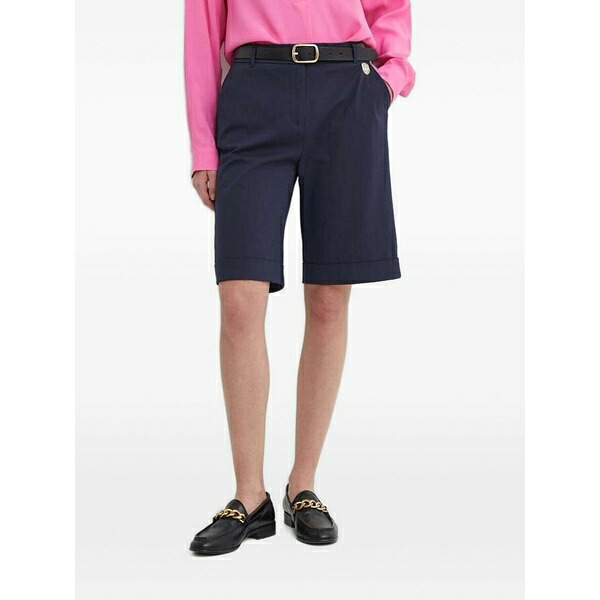 アエロナウティカ ミリターレ レディース 心地好いズボン下 ボトムス Cuffed shorts Blue