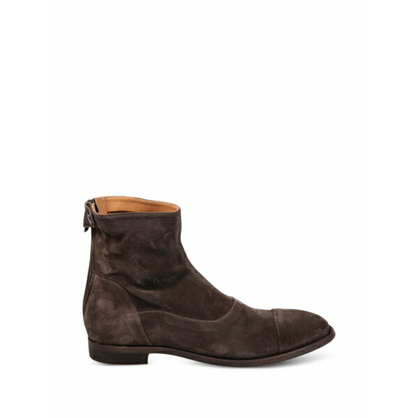 アルベルト ファッシャーニ メンズ ブーツ シューズ Back-zip boots Brown