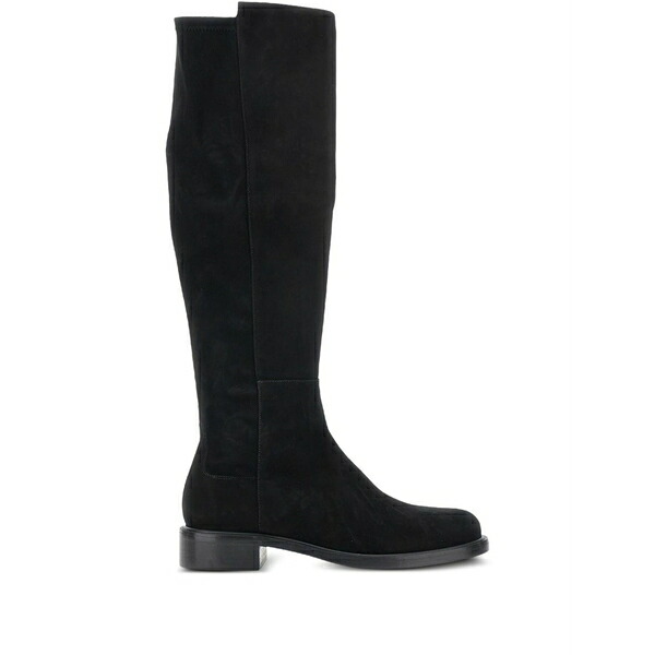 スチュアート ワイツマン レディース ブーツ シューズ Gisele knee-high leather boots Black｜asty