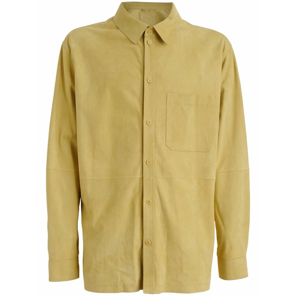 デサ1972 メンズ シャツ トップス Suede shirt Yellow｜asty