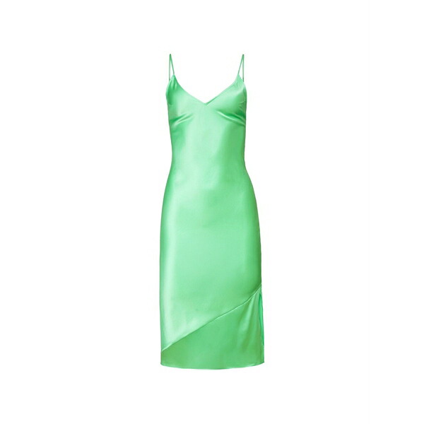 フレーデュマール レディース ワンピース トップス V-neck slip midi dress Green｜asty