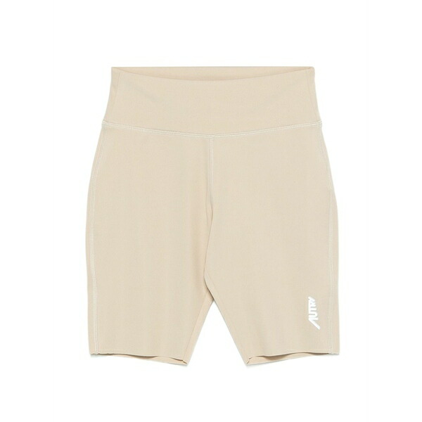 オートリー レディース カジュアルパンツ ボトムス Logo shorts Neutrals|asty
