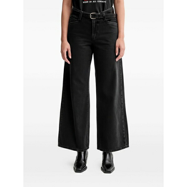 リーバイス レディース デニムパンツ ボトムス 94 wide-leg jeans Black|asty