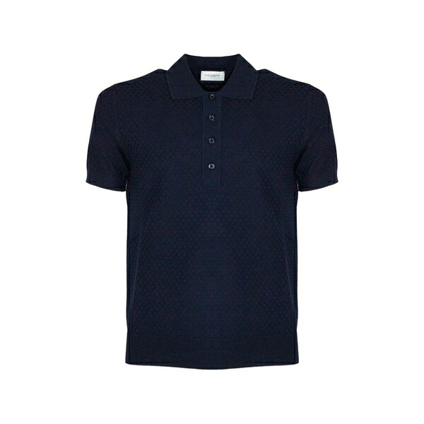 パウロペコラ メンズ ポロシャツ トップス Buttoned polo Blue｜asty