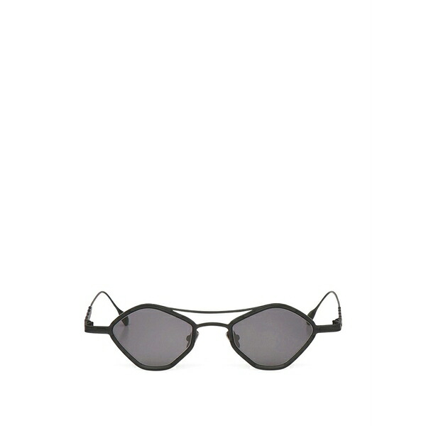 カポーティ メンズ サングラス・アイウェア アクセサリー Geometric-frame double-bridge sunglasses Black|asty