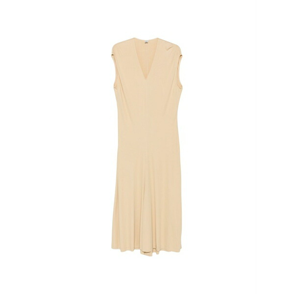 トーテム レディース ワンピース トップス V-neck jersey dress Neutrals｜asty