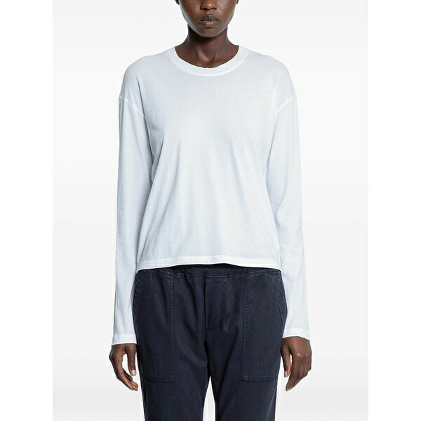 ジェームス パース レディース Tシャツ トップス Long-sleeves t-shirt White|asty