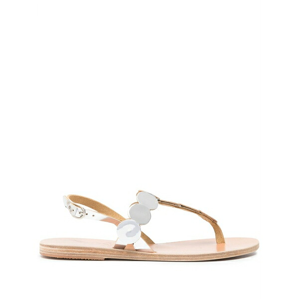 アンシエントグリークサンダル レディース サンダル シューズ Ilios leather sandals Silver|asty