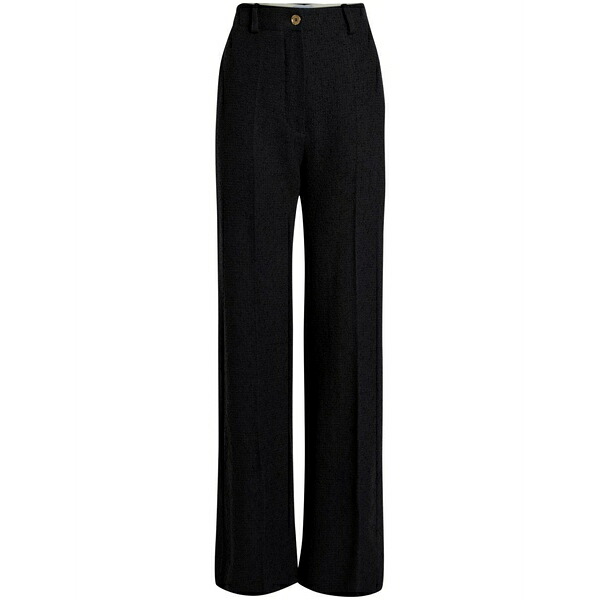 ジャンパトゥ レディース カジュアルパンツ ボトムス Iconic tweed long trousers Black｜asty