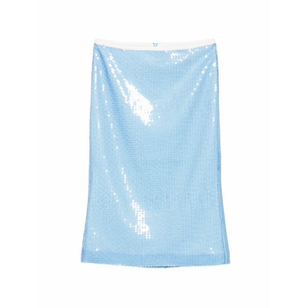 シュシュ/トング レディース スカート ボトムス Sequin-embellished midi skirt Blue｜asty