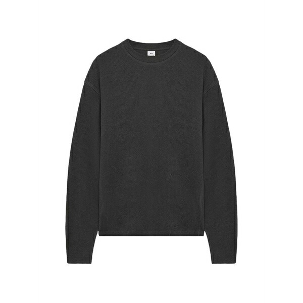 ウォンハンドレッド メンズ Tシャツ トップス Steven long-sleeve t-shirt Black|asty