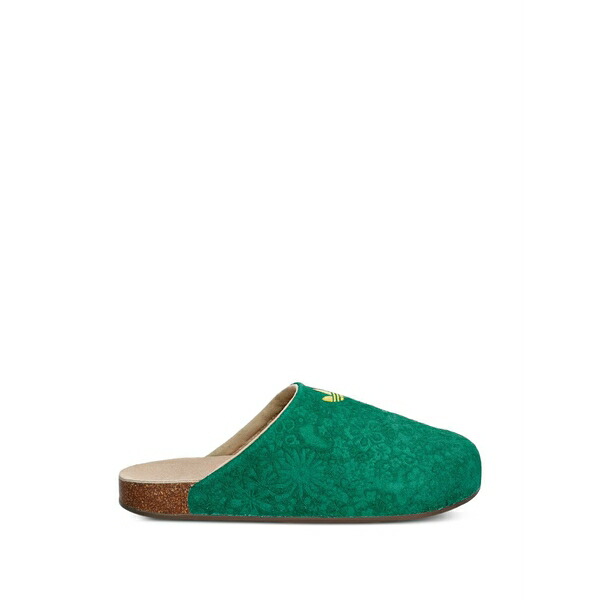 アディダス レディース サンダル シューズ Adimule floral-embossed mules Green｜asty
