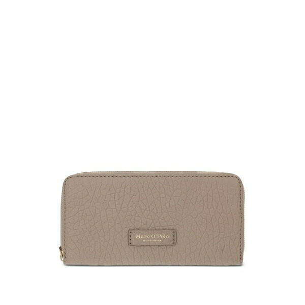 マルコポーロ レディース 財布 アクセサリー Logo-patch pebbled-effect wallet Neutrals|asty