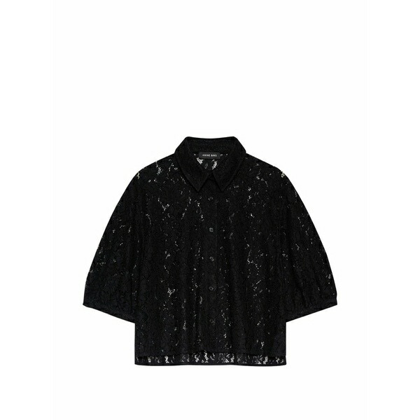 アニービン レディース シャツ トップス Shayna top - black lace Black|asty
