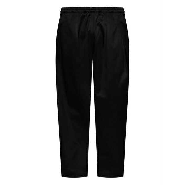 マルタンマルジェラ メンズ カジュアルパンツ ボトムス Pleat-detailed drawstring trousers Black|asty