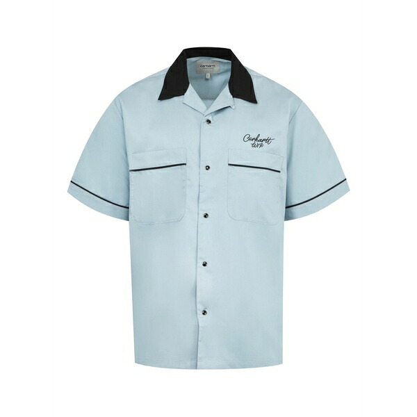 カーハート メンズ シャツ トップス Short-sleeves shirt Blue|asty
