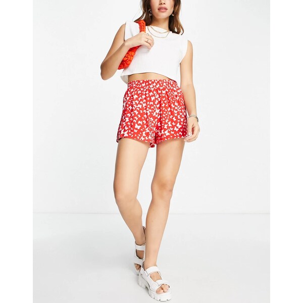 最大79％オフ！ ニュールック レディース カジュアルパンツ ボトムス New Look running shorts in red