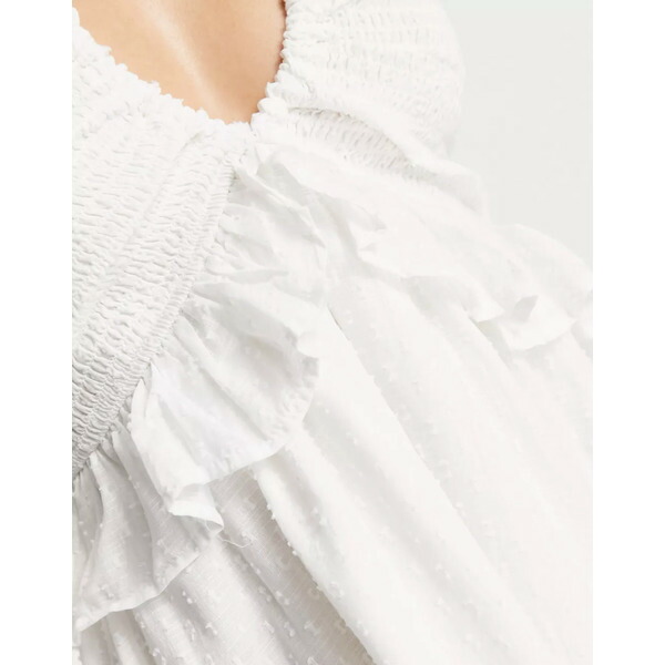 2021年製 ヴァイオレット ロマンス レディース ワンピース トップス Violet Romance asymmetric hem halter  neck mini dess in white WHITE www.agroservet.com