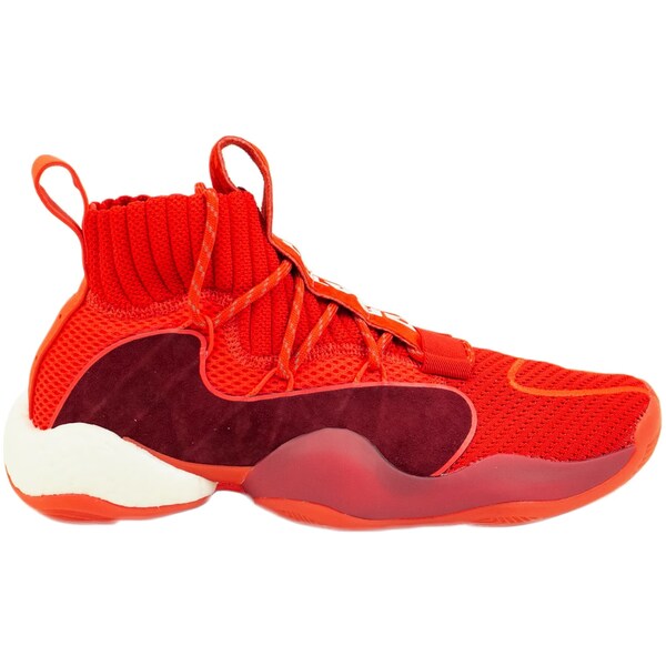 adidas アディダス メンズ スニーカー 【adidas Crazy BYW Pharrell x BBC Now Is Her Time】 サイズ US_7(25.0cm) Solar Red/Solar Red/Solar Red|asty
