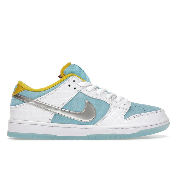 Nike ナイキ メンズ スニーカー 【Nike SB Dunk Low FTC Lagoon Pulse】 サイズ US_7.5(25.5cm) White/Lagoon Pulse-Metallic Silver-Speed Yellow
