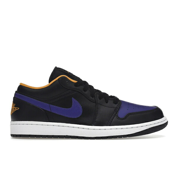 Jordan ジョーダン メンズ スニーカー 【Jordan 1 Low Dark Concord】 サイズ US_8.5(26.5cm) Black/Purple/Yellow|asty