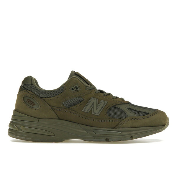 New Balance ニュー平衡にする メンズ スニーカー  【New Balance 991v2 MiUK Stone Island Ghost Pack Green】  大きさ US_9.5(27.5糎) Green/Green