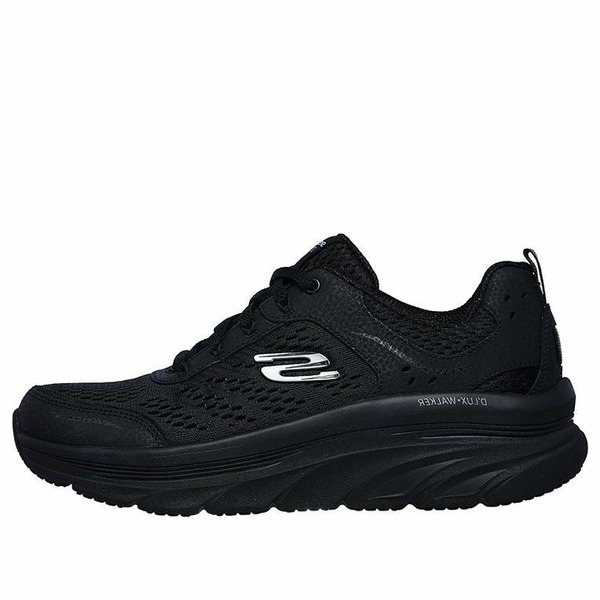 Skechers スケッチャーズ レディース スニーカー 【(WMNS) Skechers Relaxed Fit DLux Walker Low-Top Black 149023-BBK】 サイズ US_5.5(22.5cm)｜asty