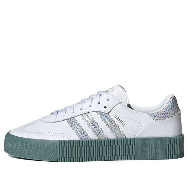 adidas アディダス レディース スニーカー  【(WMNS) adidas Sambarose \u0027White Blue\u0027 FX6274】  大きさ US_8(25.0糎)
