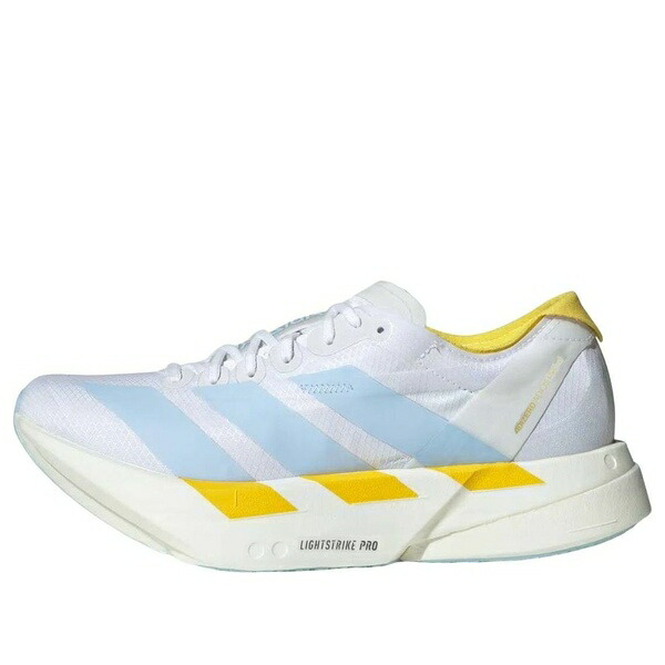 adidas アディダス レディース スニーカー 【(WMNS) adidas Adizero Adios Pro 4 'White Glow Blue Yellow' KI9387】 サイズ US_W_10｜asty