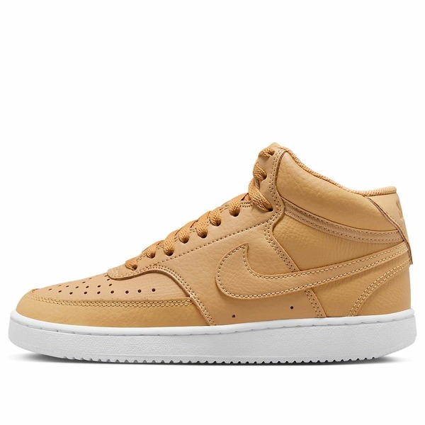 Nike ナイキ レディース スニーカー 【(WMNS) Nike Court Vision Mid Wheat CD5436-700】 サイズ US_5.5(22.5cm)|asty