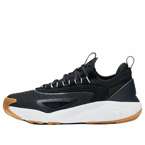Under Armour アンダーアーマー レディース スニーカー 【(WMNS) Under Armour Project Rock 7 'Black White Gum' 3027601-001】 サイズ US_5.5(22.5cm)｜asty