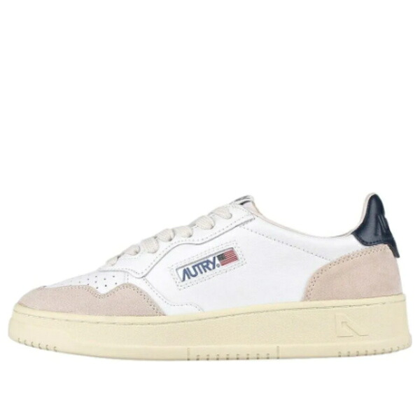 AUTRY オートリー メンズ スニーカー 【Autry Medalist Low 'White Suede Dark Blue' AULM-LS28】 サイズ US_M_14|asty