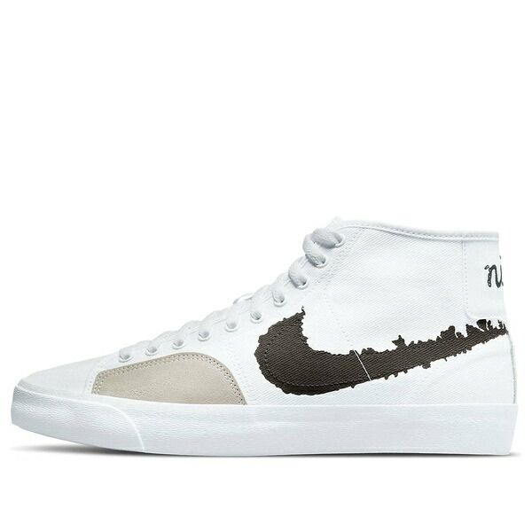 Nike ナイキ メンズ スニーカー 【Nike Blazer Court Mid Premium SB 'White Black' DM8553-100】 サイズ US_M_4|asty