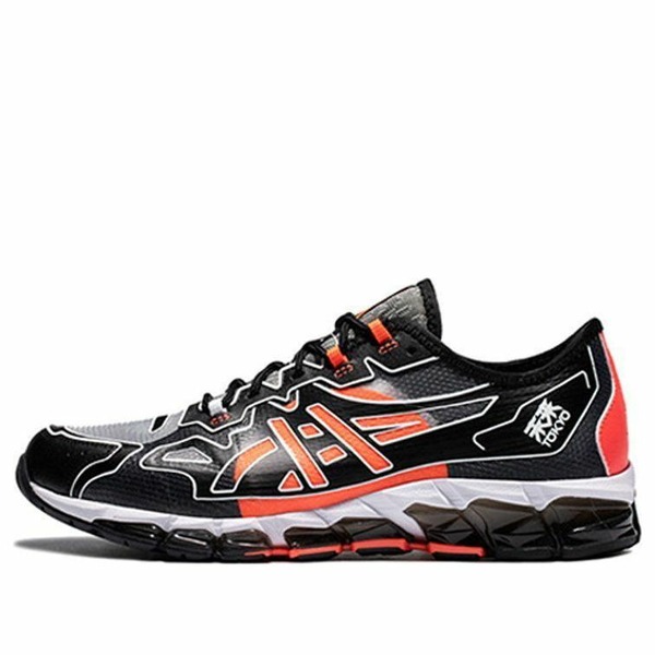 ASICS アシックス メンズ スニーカー 【ASICS Gel Quantum 360 6 'Black Sunrise Red' 1021A492-001】 サイズ US_7.5(25.5cm)|asty