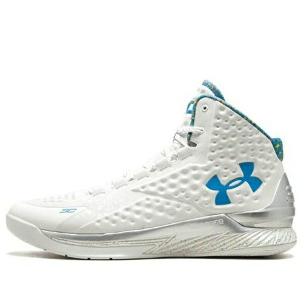 Under Armour アンダーアーマー メンズ スニーカー 【Under Armour Curry 1 'Splash Party' 1286288-100】 サイズ US_9.5(27.5cm)｜asty