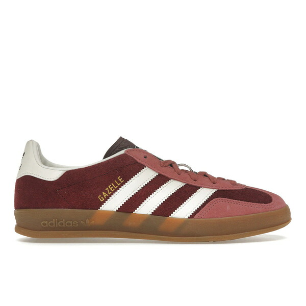 adidas アディダス メンズ スニーカー 【adidas Gazelle Indoor Maroon Preloved Crimson】 サイズ US_12.5(30.5cm) Maroon/Cloud White/Preloved Crimson｜asty