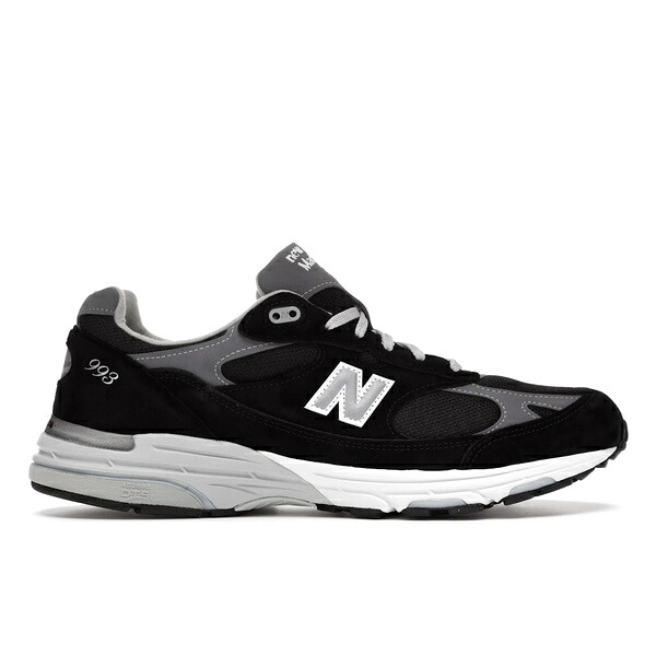 New Balance ニューバランス メンズ スニーカー 【New Balance 993 MiUSA Black】 サイズ US_8(26.0cm) Black/Grey