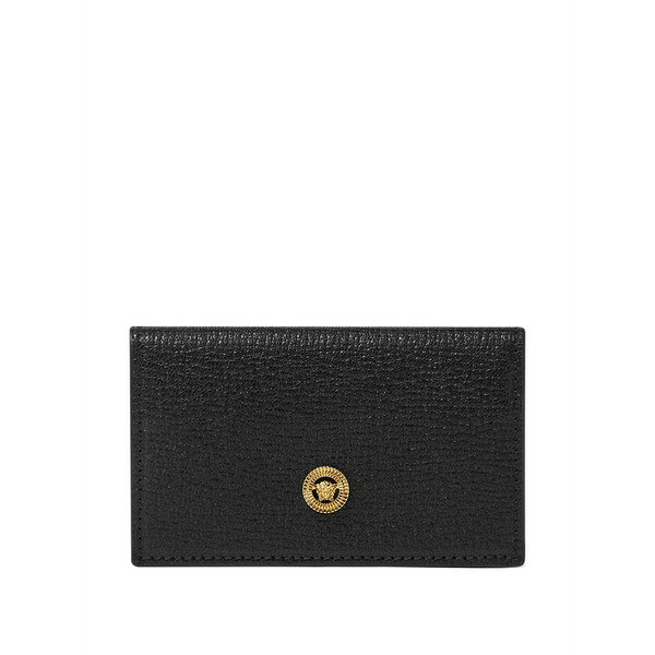 ヴェルサーチ メンズ 紙入れ 付属品 Logo-plaque wallet Black