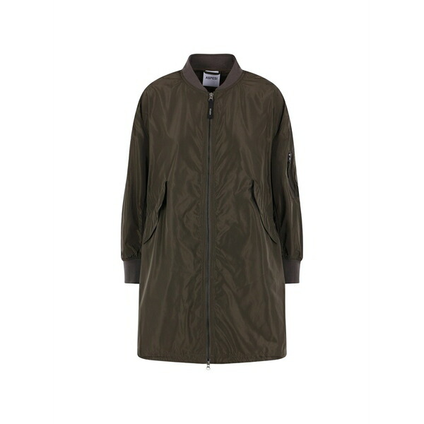 アスペジ レディース 上衣＆上衣 アウター Zip pocket military jacket Brown
