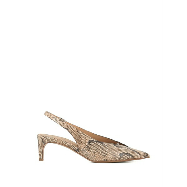 デル カルロ レディース パンプス シューズ Pointed slingback pumps Neutrals