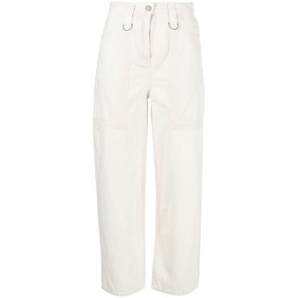 イロ レディース カジュアルパンツ ボトムス Liouquet cropped jeans Pink｜asty