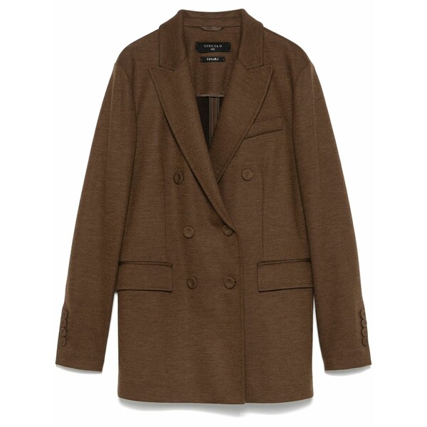 チルコロ1901 レディース 上衣＆上衣 アウター Double-breasted blazer Brown