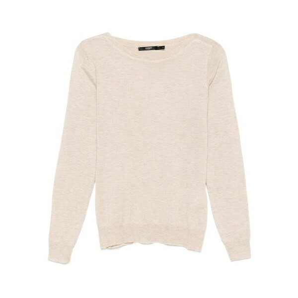 セブンティ レディース シャツ トップス Ribbed long-sleeves top Gold｜asty